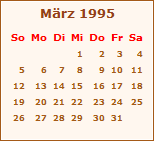 Der Mrz 1995