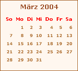 Ereignisse Mrz 2004