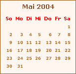 Ereignisse Mai 2004