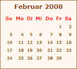 Ereignisse Februar 2008