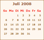 Ereignisse Juli 2008