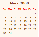 Ereignisse Mrz 2008