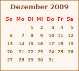 Ereignisse Dezember 2009