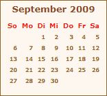 Ereignisse September 2009