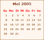 Ereignisse Mai 2005