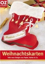 Weihnachtskarte mit Stiefel