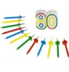 Kerzen zum 80zigsten Geburtstag