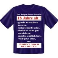 endlich 18. Geburtstag Fun Shirt