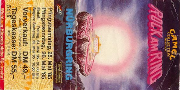 Rock am Ring 1985 Ticket