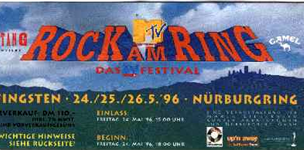 Rock am Ring 1996 Ticket